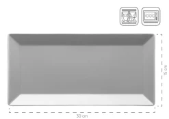 Servierzubehör|Die moderne Hausfrau Servier-Set, Porzellan MANHATTAN CITY Schwarz