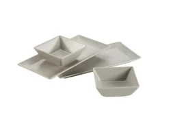 Servierzubehör|Die moderne Hausfrau Servier-Set, Porzellan MANHATTAN CITY Schwarz