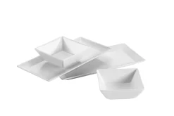 Servierzubehör|Die moderne Hausfrau Servier-Set, Porzellan MANHATTAN CITY Schwarz