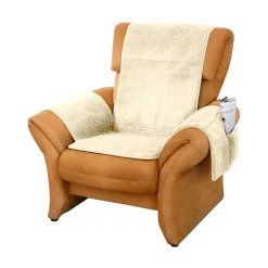 Sesselschoner|Sitzmöbel ·Sesselschoner|Die moderne Hausfrau Sesselschoner mit Schurwolle natur