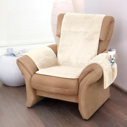 Sesselschoner|Sitzmöbel ·Sesselschoner|Die moderne Hausfrau Sesselschoner mit Schurwolle natur