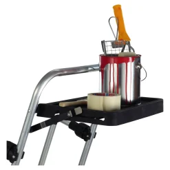 Trittleitern|Trittleitern|Die moderne Hausfrau Sicherheitsleiter, Trittleiter 3 Stufen mit Handlauf