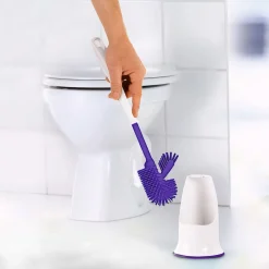 Toilettenbürsten|Toilettenzubehör ·Toilettenbürsten & Wc-Garnituren|Die moderne Hausfrau Silikon WC-Bürste lila