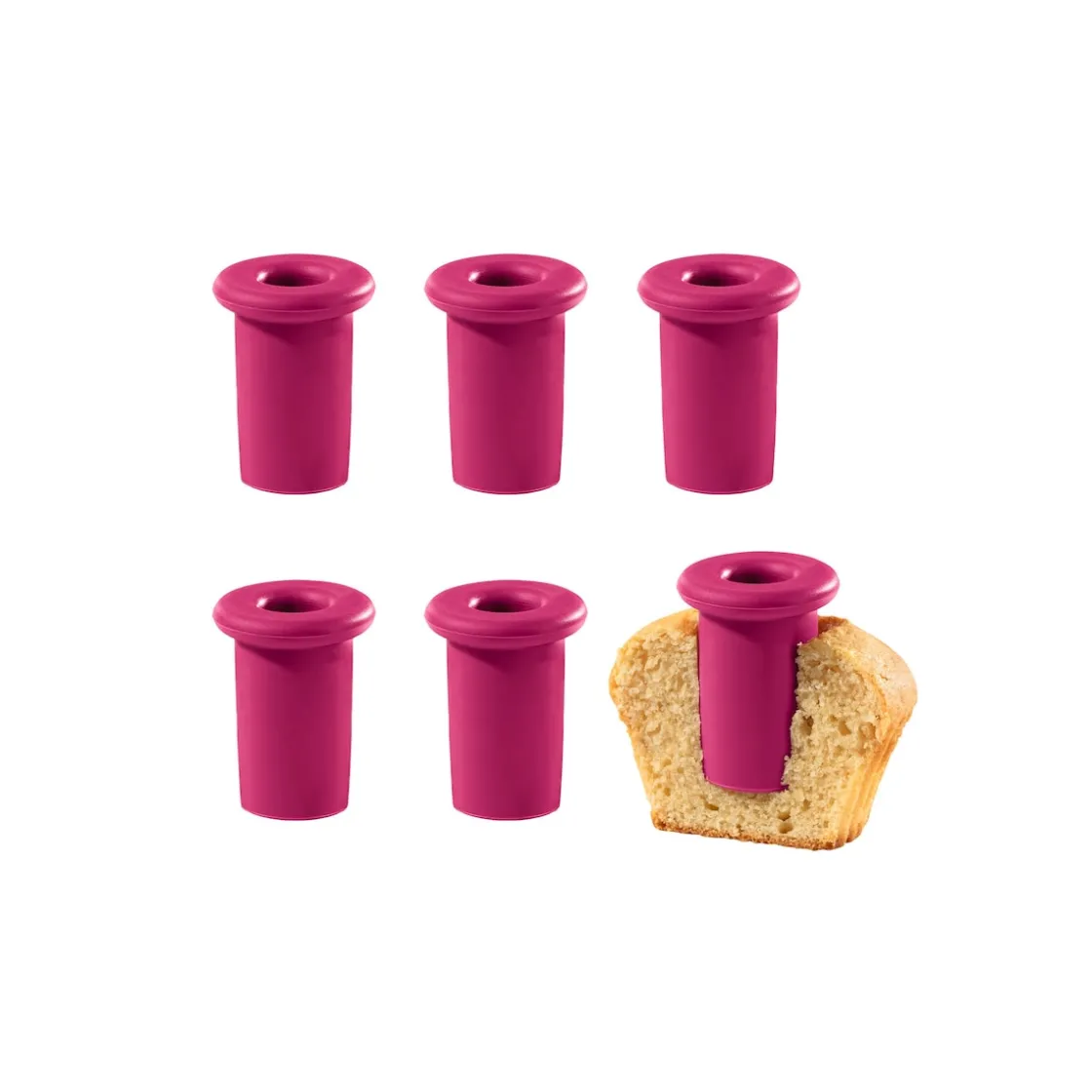 Backformen|Die moderne Hausfrau Silikon-Backförmchen CuCap, 6 Stück