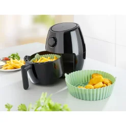 Backformen|Die moderne Hausfrau Silikoneinlage für Heißluftfritteuse XXL (ØxH): 19x20 cm