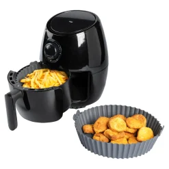 Fritteusen|Die moderne Hausfrau Silikon-Einlage für Heißluftfritteuse 20-23 cm