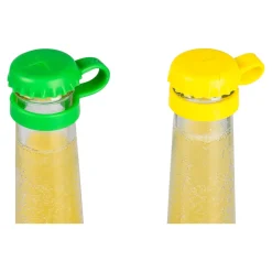 Öffner & Verschlüsse|Verschlussclips|Die moderne Hausfrau Silikon-Flaschenverschlüsse „Genial“, 4 Stück