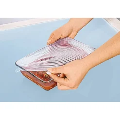 Die moderne Hausfrau Silikon-Flexi-Deckel, 6 Stück