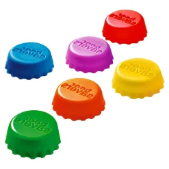 Die moderne Hausfrau Silikon-Kronkorken, 6 Stück