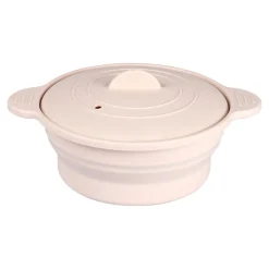 Mikrowellengeschirr|Die moderne Hausfrau Silikon-Mikrowellen-Topf, faltbar 1300 ml