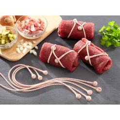 Geniale Küchenhelfer|Die moderne Hausfrau Silikon-Rouladenbinder, 12 Stück