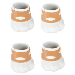 Stuhlkappen|Stuhl-Kappen & Schutz-Gleiter|Die moderne Hausfrau Silikon-Stuhlkappen "Katzenpfoten", 4 Stück