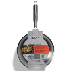 Pfannen|Die moderne Hausfrau SILVERSTAR Edelstahlpfanne Bratpfanne 20 cm | ohne Deckel