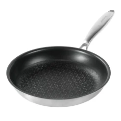 Pfannen|Die moderne Hausfrau SILVERSTAR Edelstahlpfanne Bratpfanne 24 cm | ohne Deckel