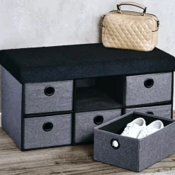 Schränke & Regale·Schuhregale & Schuhbänke|Die moderne Hausfrau Sitzbank mit Aufbewahrungsboxen