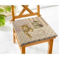 Kissen·Sitzkissen|Tierfreunde|Die moderne Hausfrau Sitzkissen "Cats"