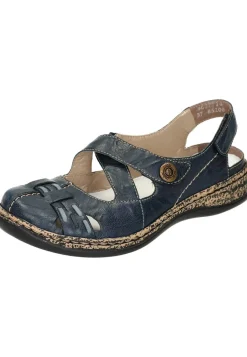 Sandalen|Die moderne Hausfrau Slings blau
