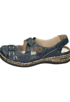 Sandalen|Die moderne Hausfrau Slings blau