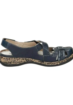 Sandalen|Die moderne Hausfrau Slings blau