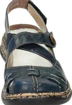 Sandalen|Die moderne Hausfrau Slings blau