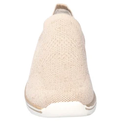 Slipper & Mokassins|Die moderne Hausfrau Slipper mit Keilabsatz „Federleicht“ taupe