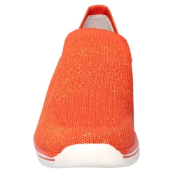 Slipper & Mokassins|Die moderne Hausfrau Slipper mit Keilabsatz „Federleicht“ koralle