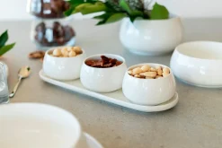 Servierzubehör|Die moderne Hausfrau Snackingset, Porzellan Taya