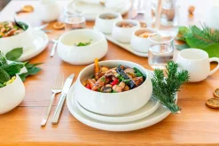 Servierzubehör|Die moderne Hausfrau Snackingset, Porzellan Taya