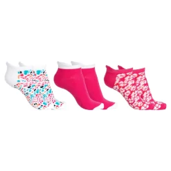 Socken|Die moderne Hausfrau Sneaker-Socken-Set „Pink Lady“, 3 Paar