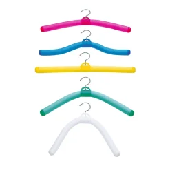 Kleiderbügel|Kleiderbügel|Die moderne Hausfrau Soft-Kleiderbügel "Flexi", 5 Stück