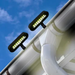 Gartendekoration ·Solarleuchten|Gartendekoration ·Led-Leuchten|Die moderne Hausfrau Solar-Dachrinnenleuchten, 2 Stück