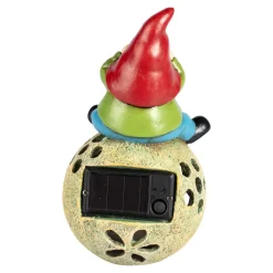 Gartendekoration ·Gartenfiguren|Gartendekoration ·Solarleuchten|Die moderne Hausfrau Solar-Dekofigur-Zwerg Hansi