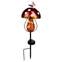 Gartendekoration ·Solarleuchten|Gartendekoration ·Led-Leuchten|Die moderne Hausfrau Solar-Gartenstecker "Pilz"