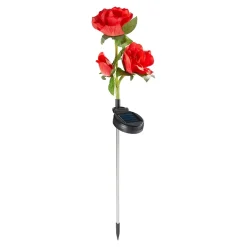 Gartendekoration ·Solarleuchten|Gartendekoration ·Led-Leuchten|Die moderne Hausfrau Solar-Gartenstecker "Rosenstrauß"