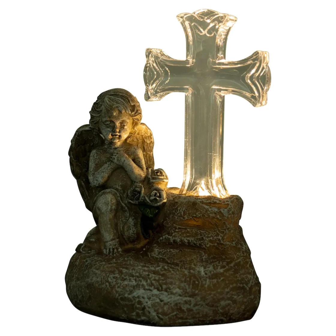 Grablichter|Die moderne Hausfrau Solar-Gedenkengel