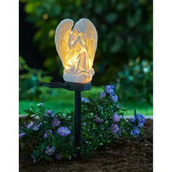 Grablichter|Die moderne Hausfrau Solar-Grabengel