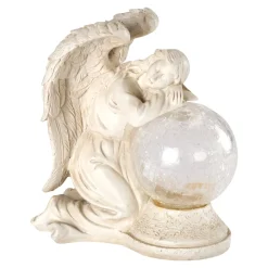 Grabdeko|Die moderne Hausfrau Solar-Grabengel "Leuchtkugel"