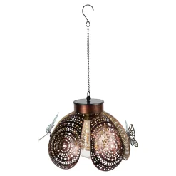 Gartendekoration ·Solarleuchten|Gartendekoration ·Led-Leuchten|Die moderne Hausfrau Solar-Hängeleuchte „Schmetterling“, 1 Stück