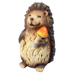 Herbstdekoration|Gartendekoration ·Solarleuchten|Die moderne Hausfrau Solar-Igel „Fridolin“