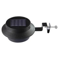 Gartendekoration ·Solarleuchten|Gartendekoration ·Led-Leuchten|Die moderne Hausfrau Solar-LED-Dachrinnenleuchte „Schwarz“, 2 Stück