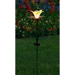 Gartendekoration ·Gartenstecker|Gartendekoration ·Solarleuchten|Die moderne Hausfrau Solar-LED-Gartenstecker 