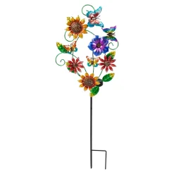 Gartendekoration ·Solarleuchten|Gartendekoration ·Led-Leuchten|Die moderne Hausfrau Solar-LED-Gartenstecker „Schmetterlingswelt“