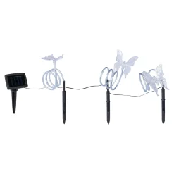 Gartendekoration ·Gartenstecker|Gartendekoration ·Solarleuchten|Die moderne Hausfrau Solar-LED-Gartenstecker-Set „Schmetterling“