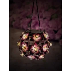 Gartendekoration ·Solarleuchten|Gartendekoration ·Led-Leuchten|Die moderne Hausfrau Solar-LED-Hängeleuchte 