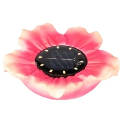 Gartendekoration ·Solarleuchten|Gartendekoration ·Led-Leuchten|Die moderne Hausfrau Solar-LED-Leuchte „Flowers“ koralle