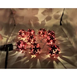 Lichterketten|Gartendekoration ·Lichterketten|Die moderne Hausfrau Solar-LED-Lichterkette "Hibiskus", 3,8 m