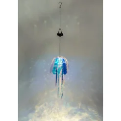 Gartendekoration ·Solarleuchten|Gartendekoration ·Led-Leuchten|Die moderne Hausfrau Solar-LED-Qualle „XXL“