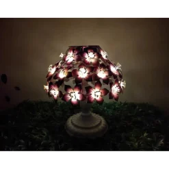 Gartendekoration ·Solarleuchten|Gartendekoration ·Led-Leuchten|Die moderne Hausfrau Solar-LED-Tischleuchte "Hibiskus"