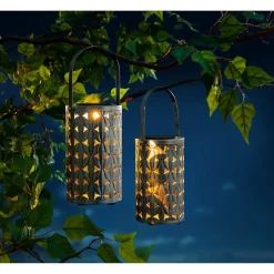 Gartendekoration ·Solarleuchten|Frühlingsdekoration|Die moderne Hausfrau Solar-Leuchte „4 in 1“, 1 Stück