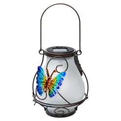 Gartendekoration ·Solarleuchten|Gartendekoration ·Led-Leuchten|Die moderne Hausfrau Solar-Leuchte „Schmetterling“